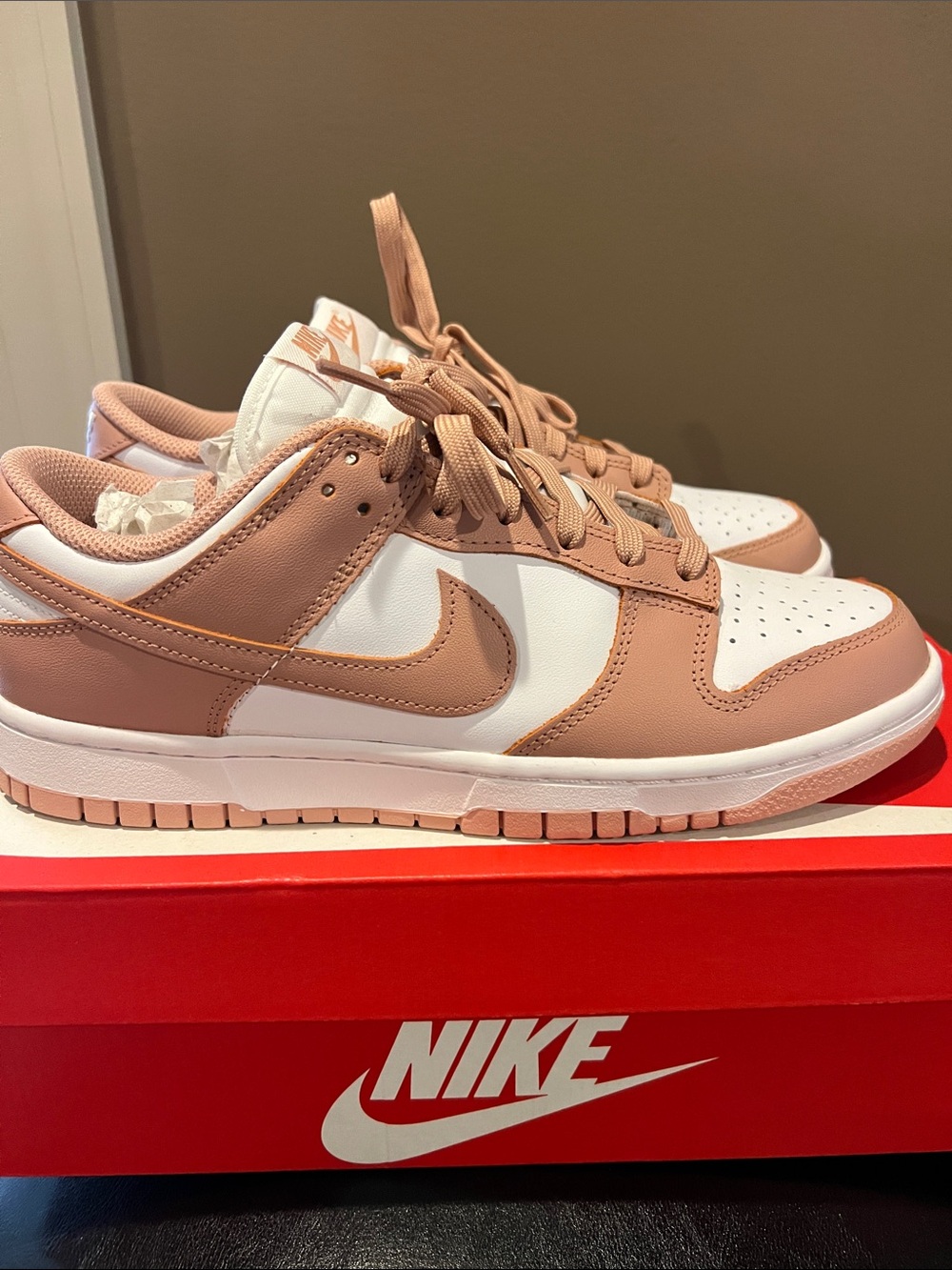 Nike Women’s Dunk Low-Top Sneakers in Rose Whisper 10 Women or 8.5 Men’s